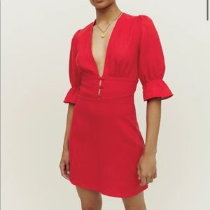 Simi Linen Dress Reformation